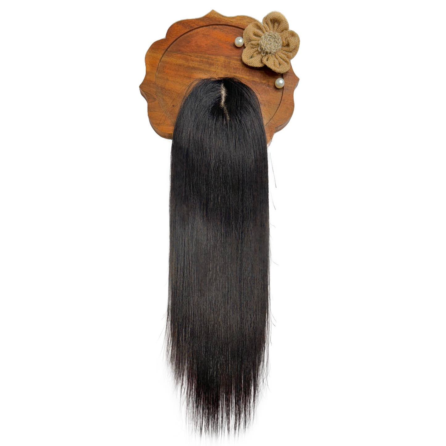 Premium 5"x10" | Silk Base Topper | 100% Human Hair Extension