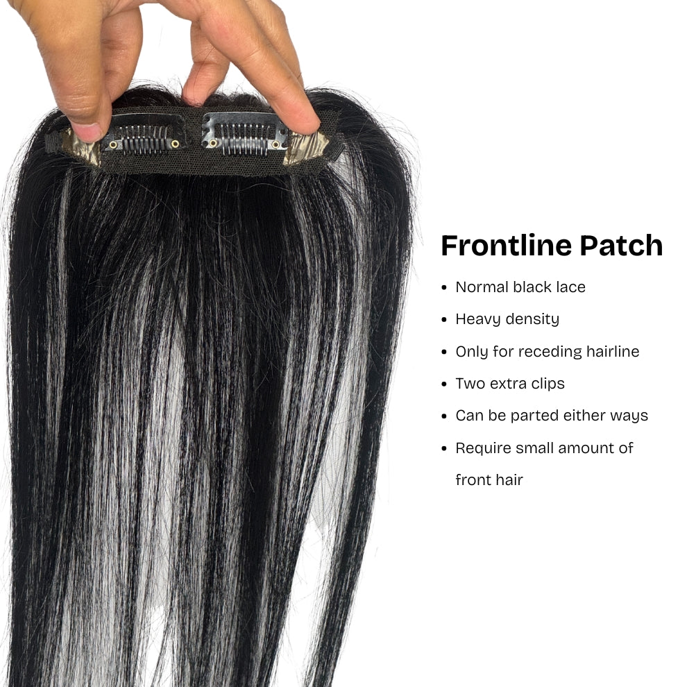 Natural Front Hairline Topper for Women | Real Human Hair
