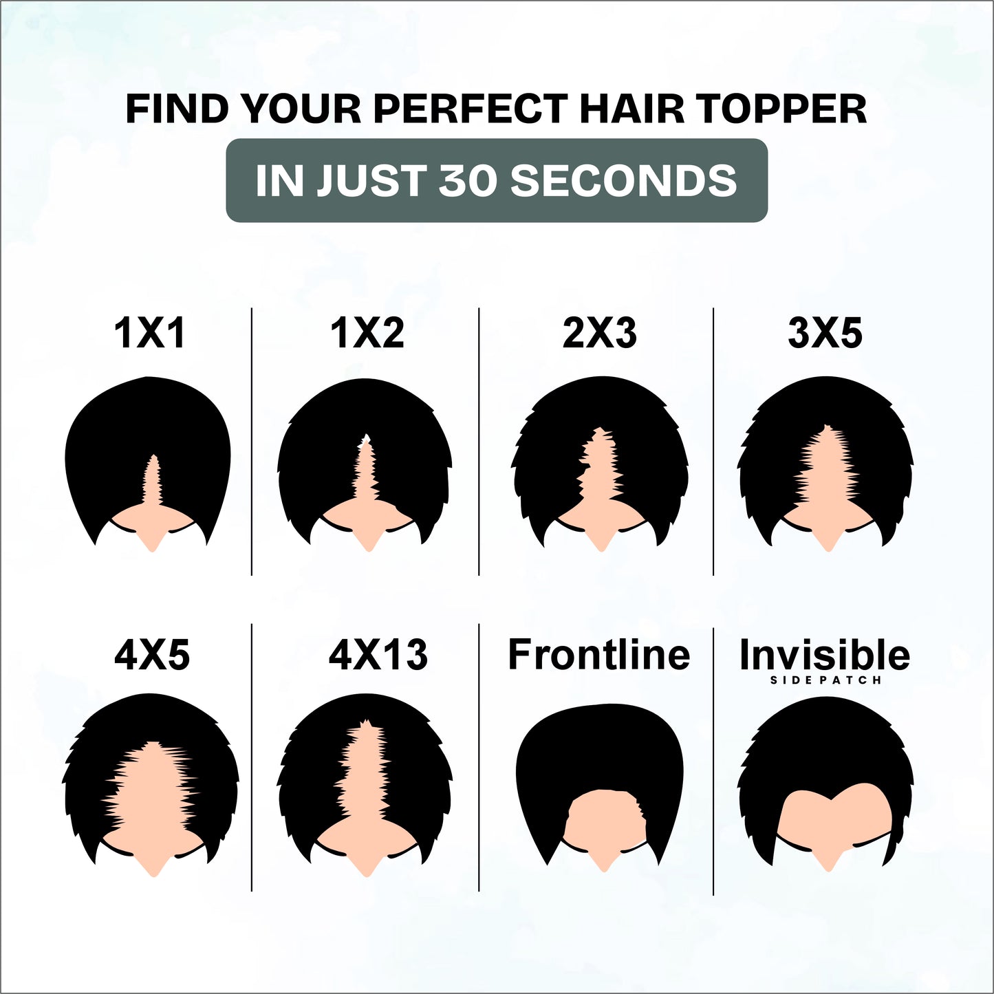2x3 Silk Base Topper | 100% Real Human Hair