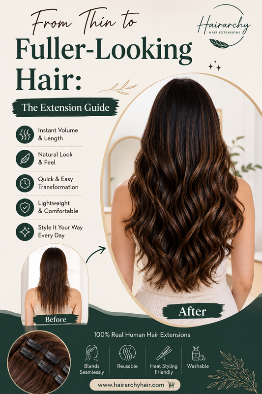 From Thin to Fuller-Looking Hair: The Extension Guide