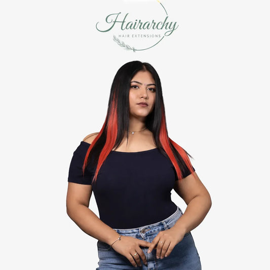 Clip-In Color Streaks for Instant Hair Transformation in Delhi