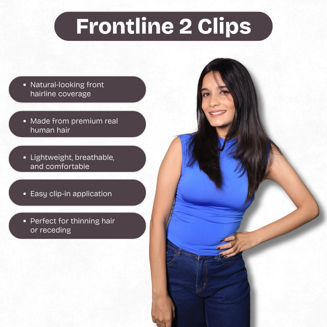 Front Hairline Topper for Women | 100% Human Hair
