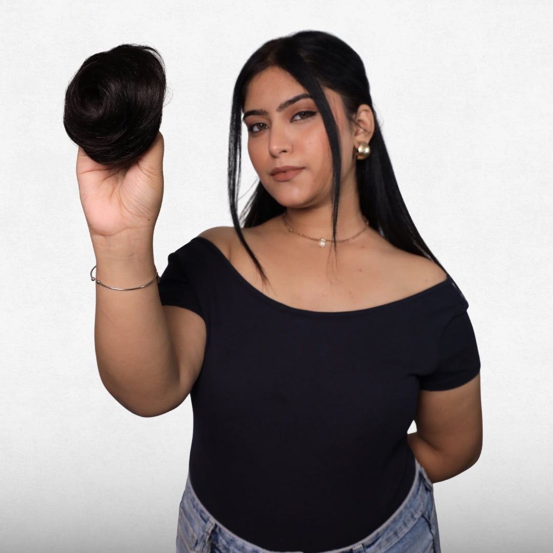 Clip-on Hair Bun | 100% Real Human Hair