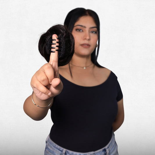 Clip-on Hair Bun | 100% Real Human Hair