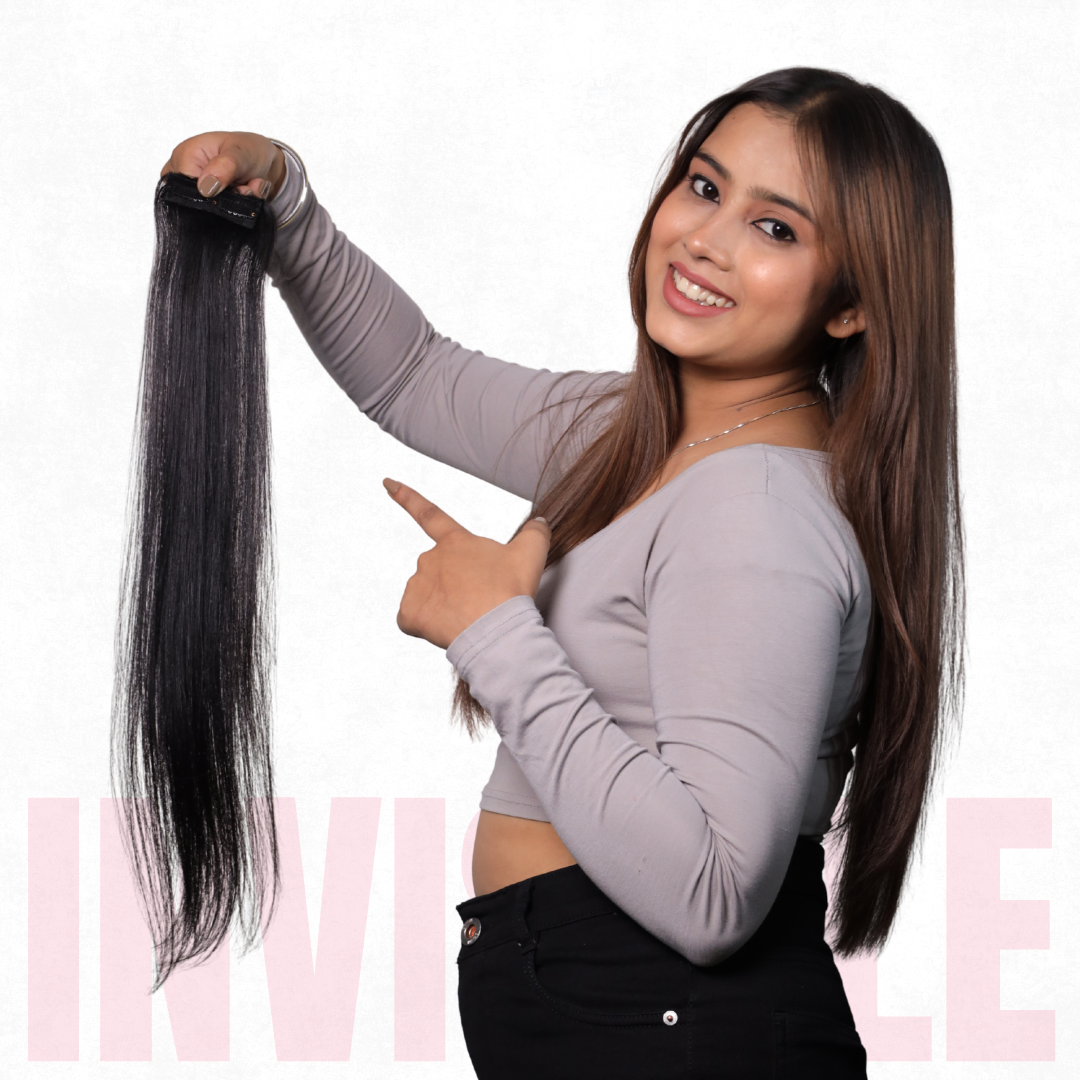 Invisible Wide Patch | 100% Real Human Hair