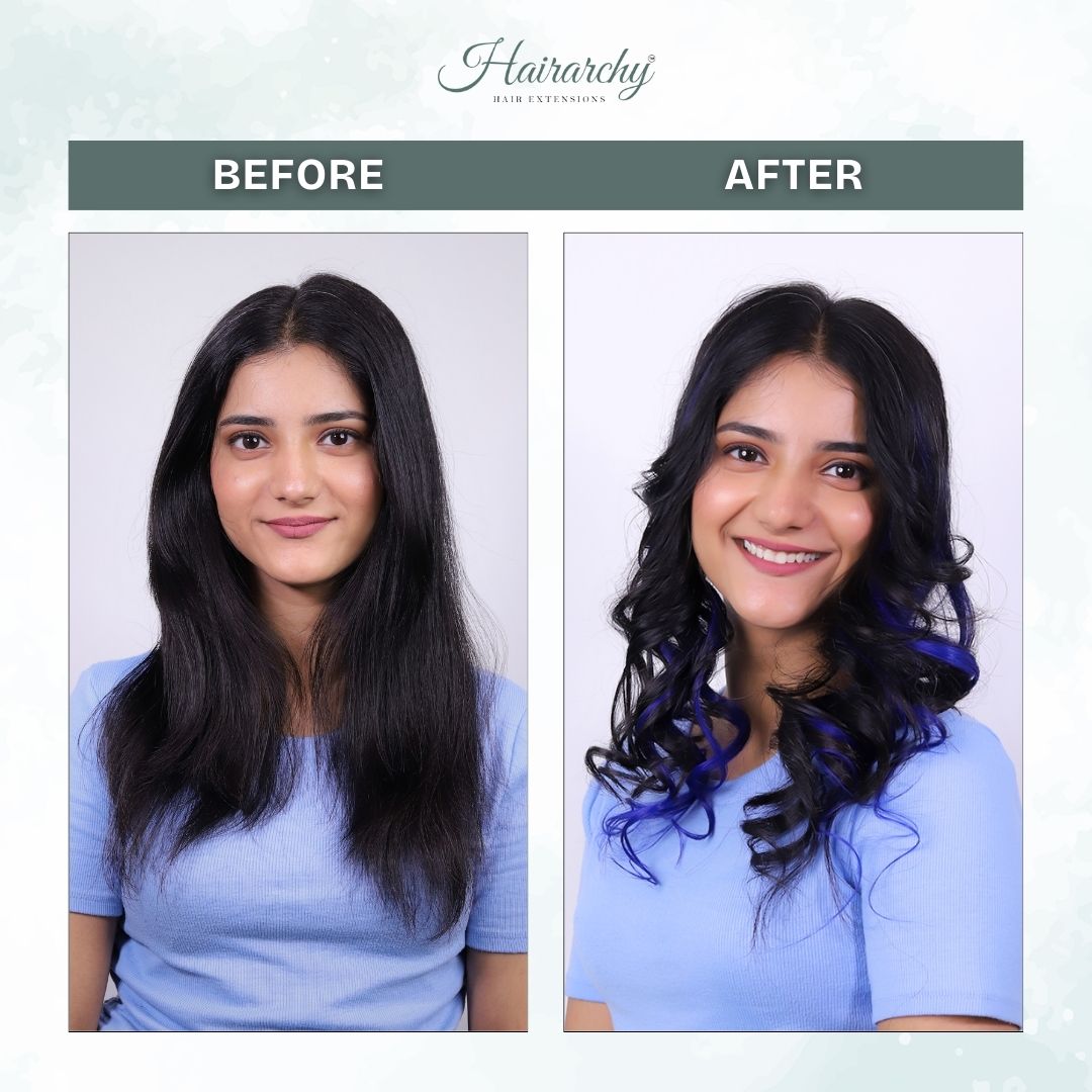 Blue Color Streaks