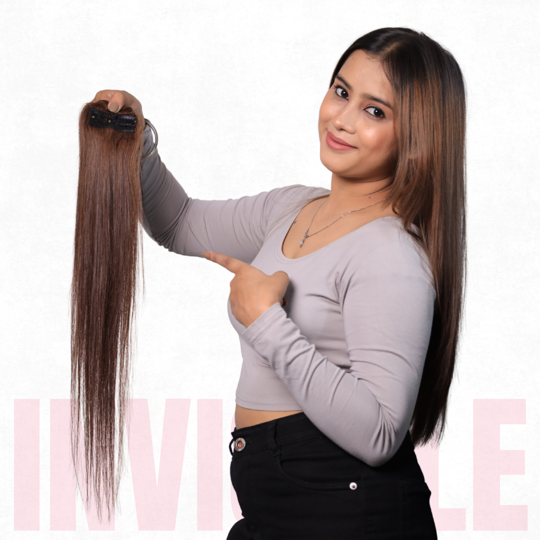 Invisible Wide Patch | 100% Real Human Hair