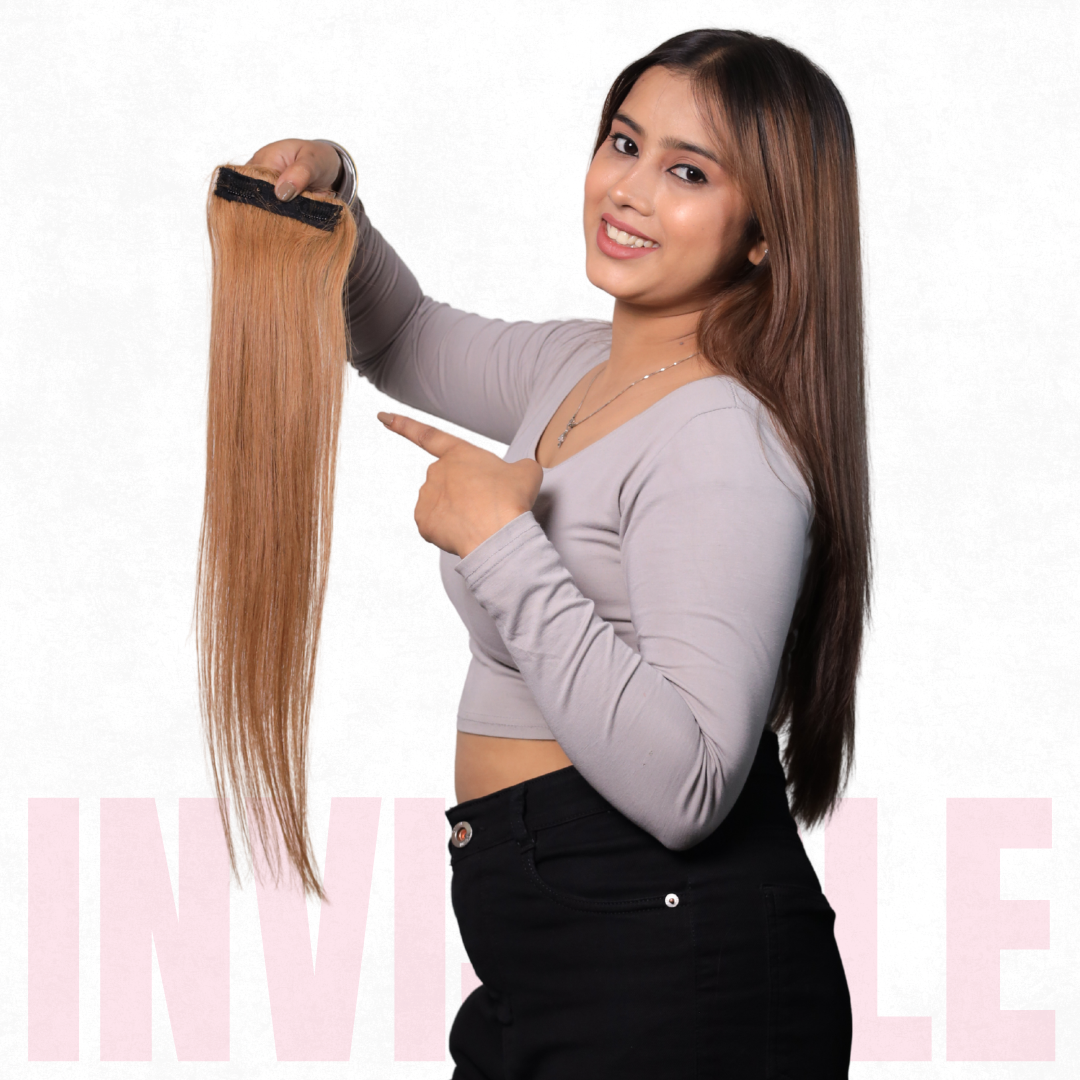 Invisible Wide Patch | 100% Real Human Hair