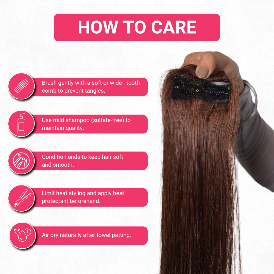 Invisible Wide Patch | 100% Real Human Hair