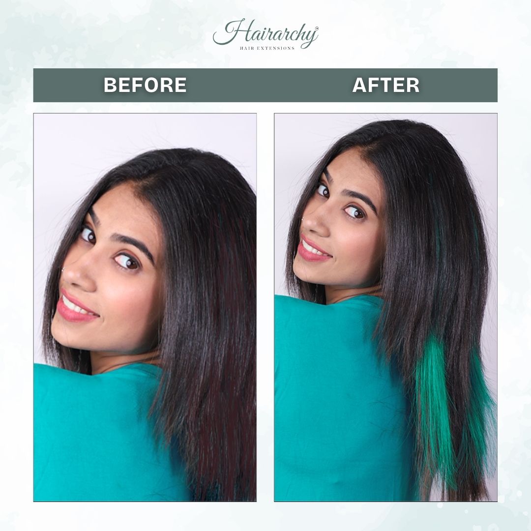 Green Color Streaks