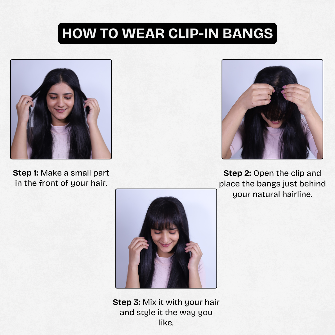 Clip-In Bangs | 100% Real Human Hair