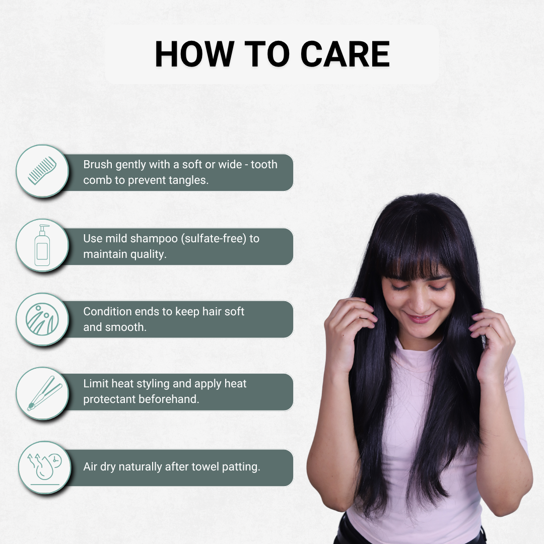 Clip-In Bangs | 100% Real Human Hair