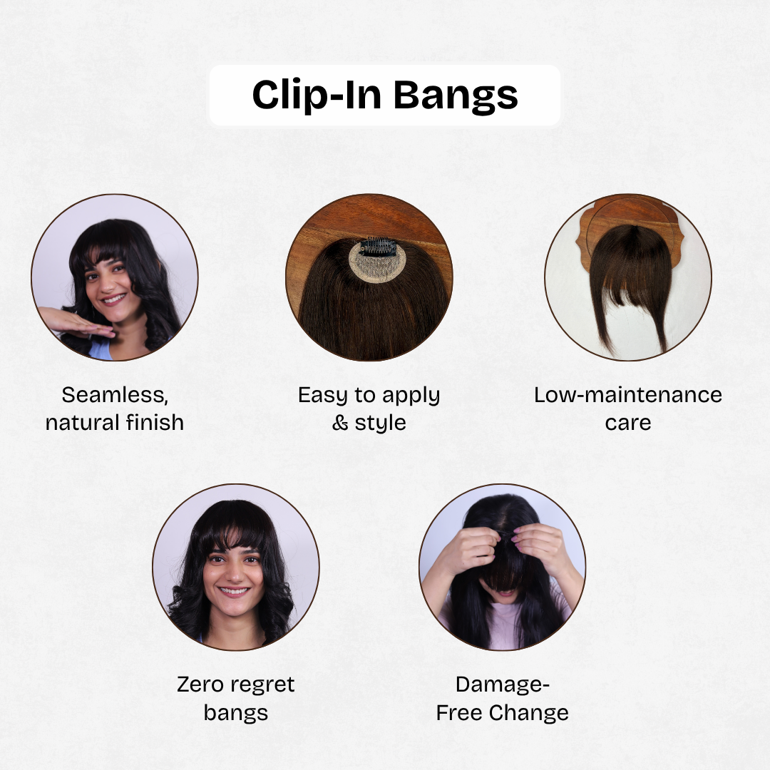 Clip-In Bangs | 100% Real Human Hair