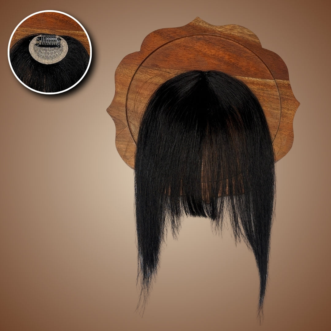 Clip-In Bangs for Women | 100% Human Hair Extension | Hairarchy Hair