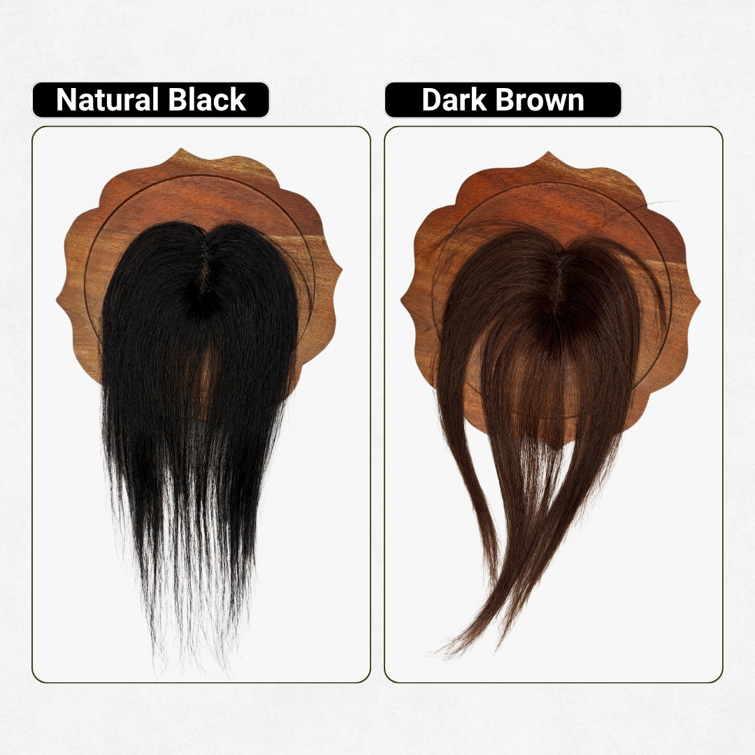 1x2 Lace Base Topper | 100% Real Human Hair