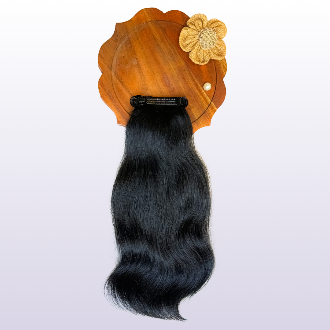 Flat Clip-In Ponytail Hair Extensions for Women