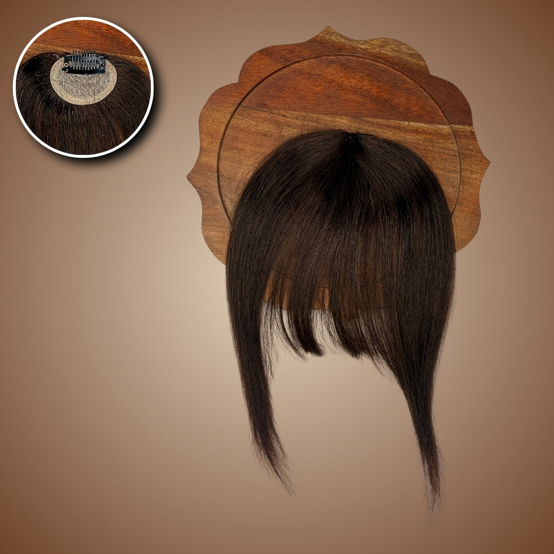 Clip-In Bangs for Women | 100% Human Hair Extension | Hairarchy Hair