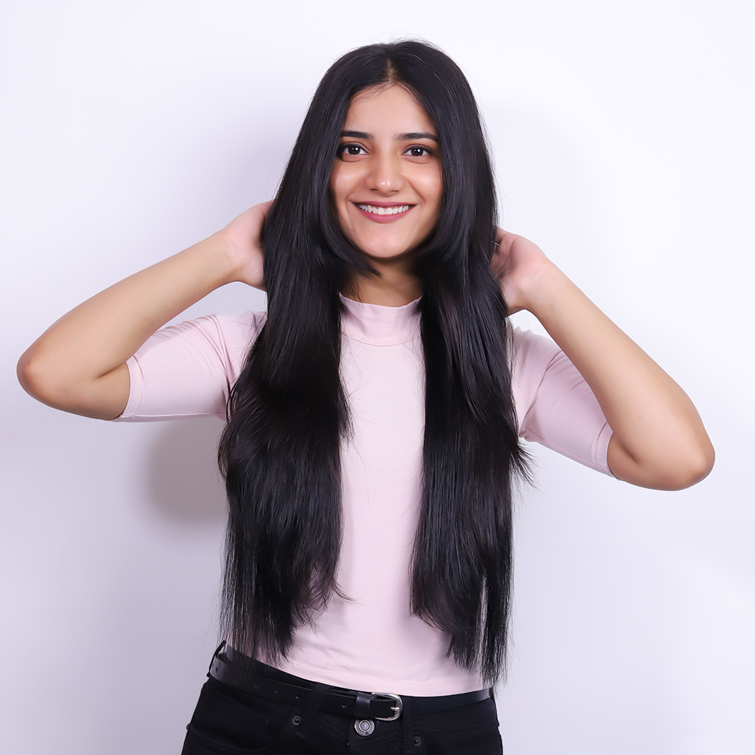 Single Switch Ear to Ear Volumizer Hair Extensions Hairarchy Hair