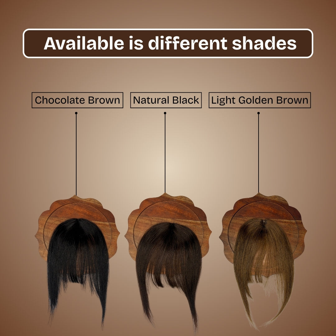 Clip-In Bangs for Women | 100% Human Hair Extension | Hairarchy Hair