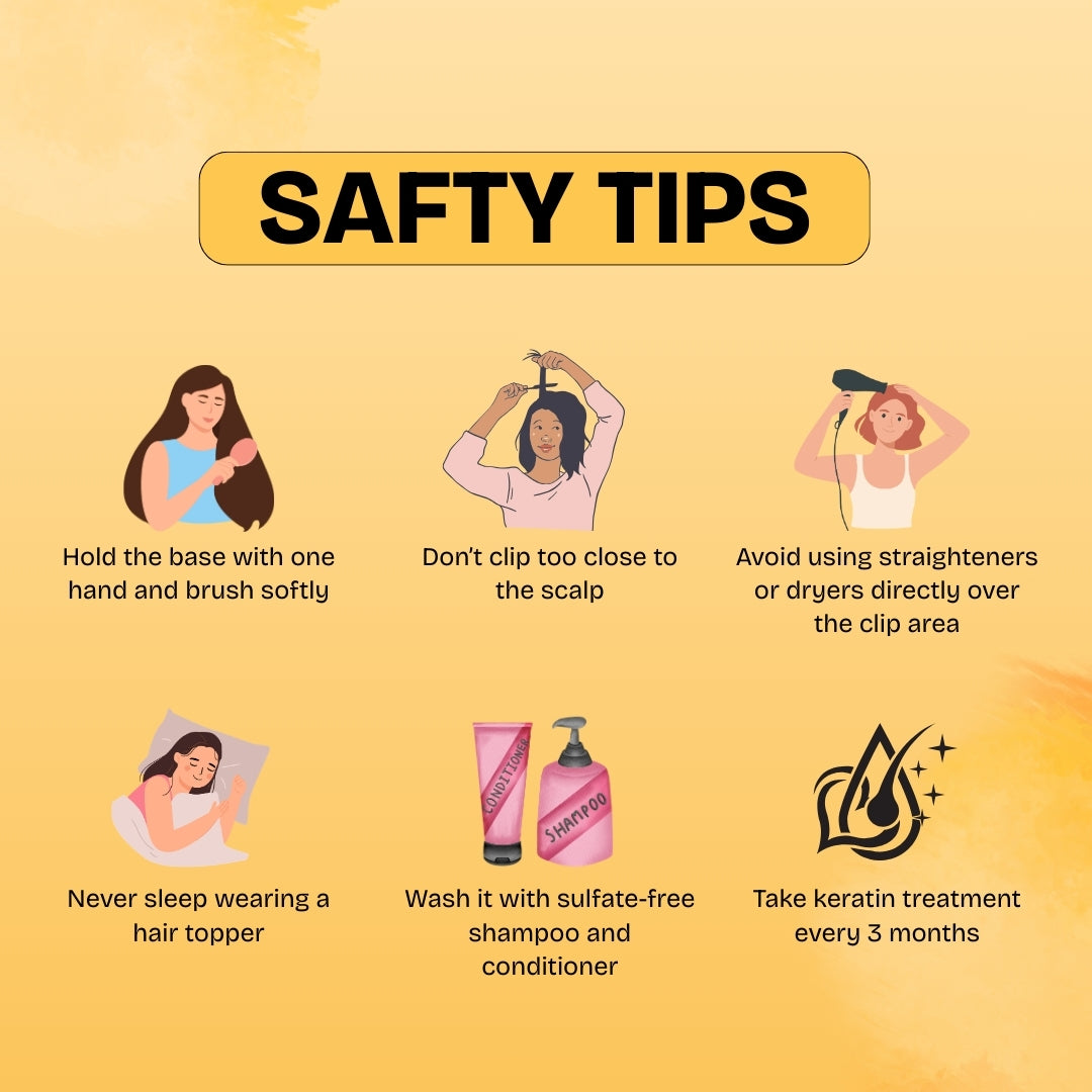 1x1 Lace Base Topper | 100% Human Hair Extension | Hairarchy Hair