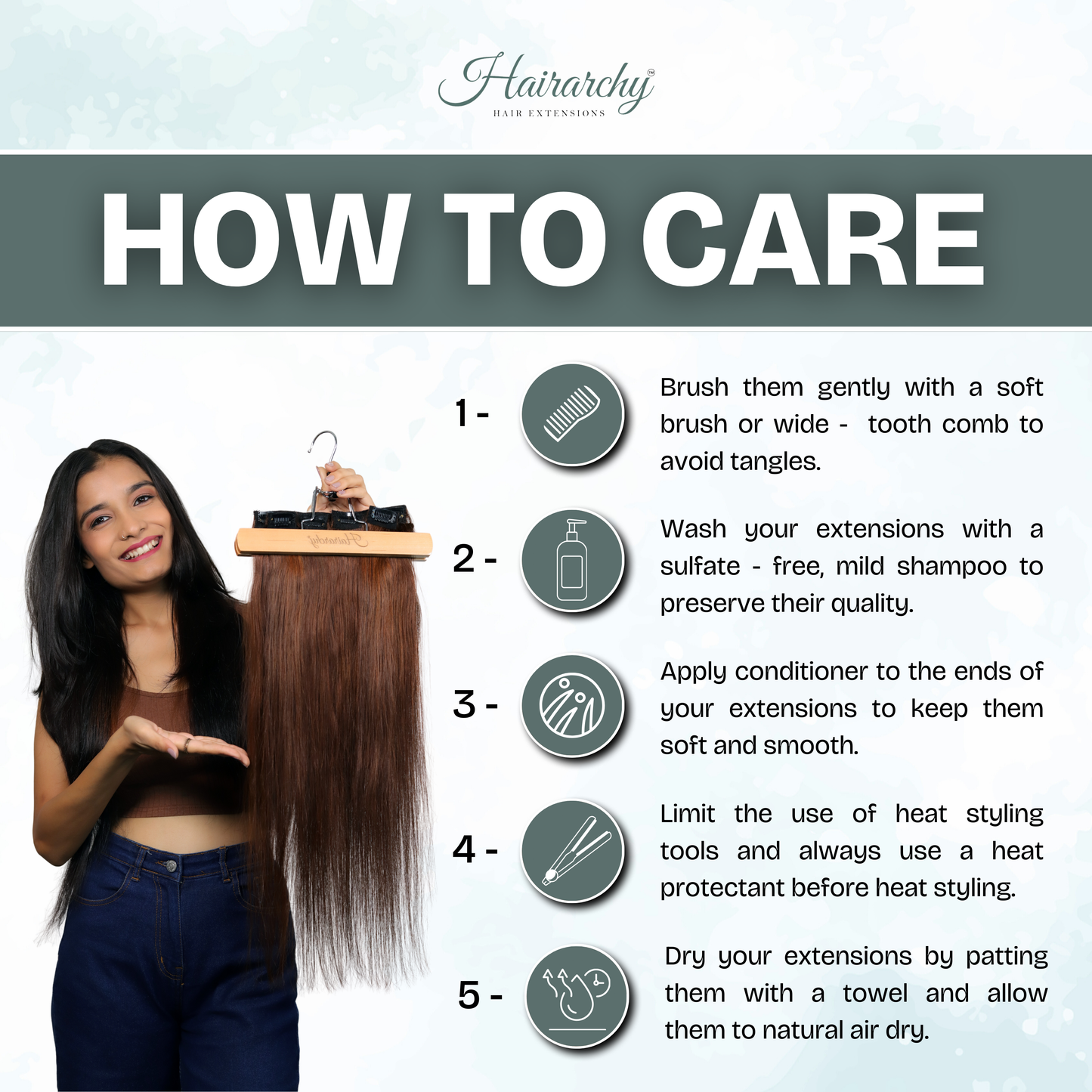 7-Piece Clip-In Hair Extensions