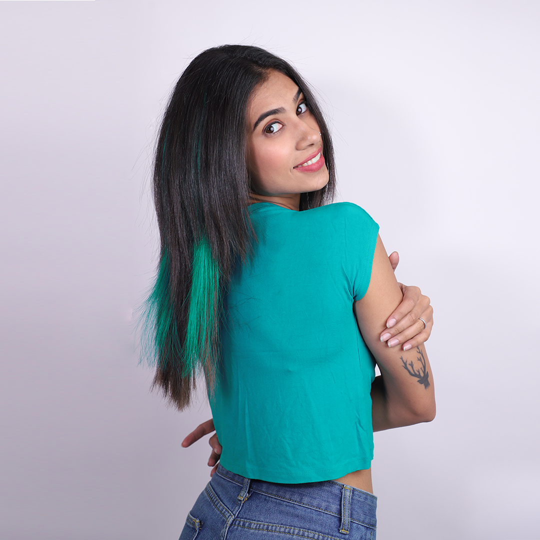 Green Color Streaks