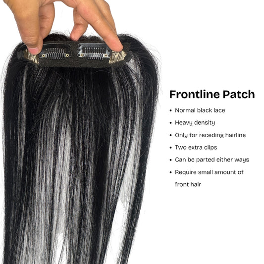 Natural Front Hairline Topper for Women | Real Human Hair