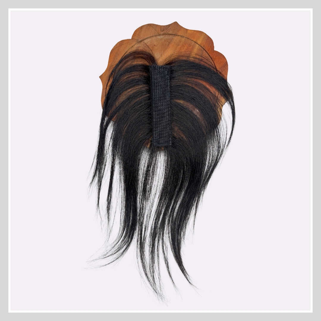 Premium Clipless Magic Hair Topper – Instant Volume & Scalp Coverage | 100% Human Hair Extension