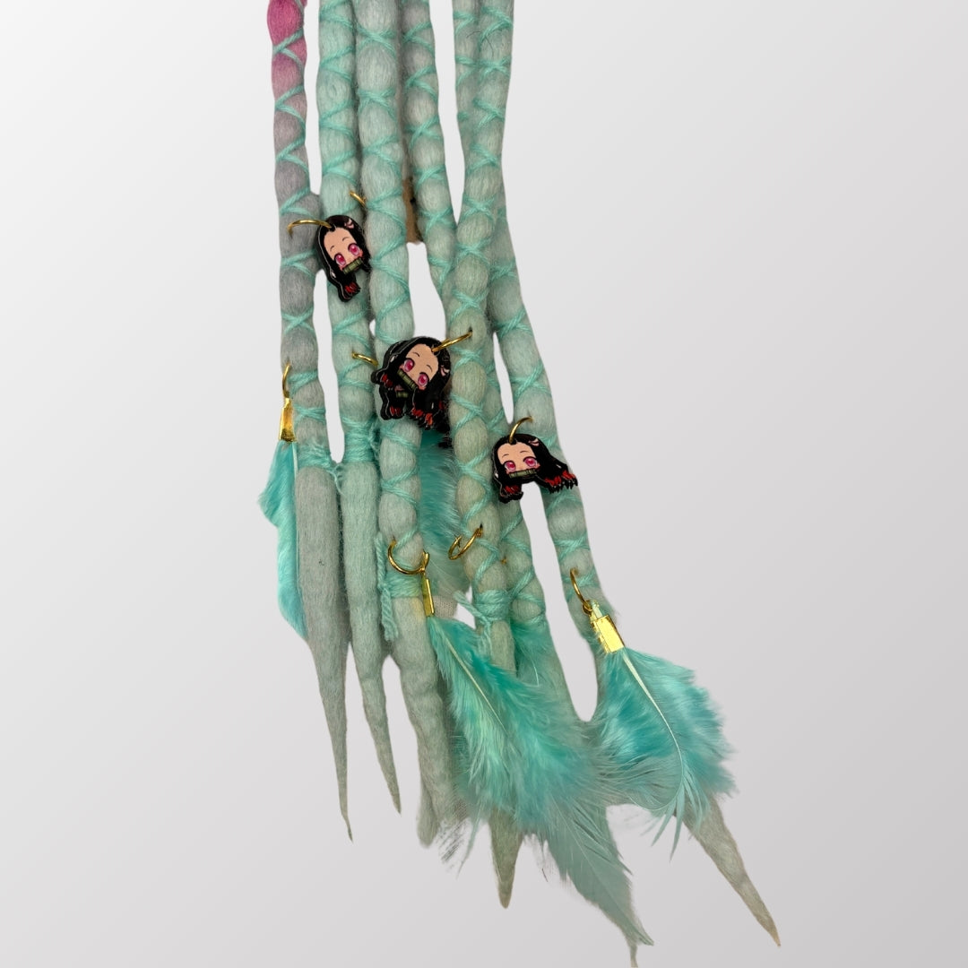 Fairy Mint Dreadlock accessory