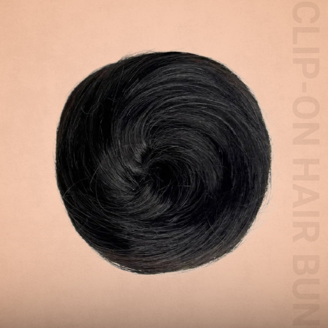 Clip-on Hair Bun | 100% Human Hair Extension | Hairarchy Hair