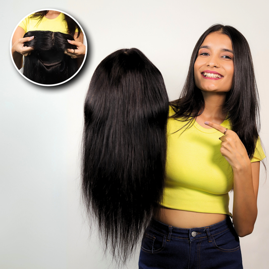 Full Female Head Wig | Silk Base