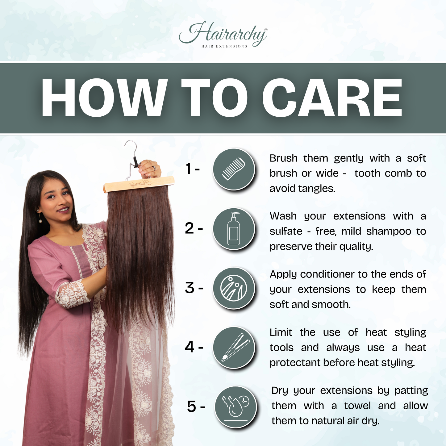 Single Switch (Ear to Ear Volumizer) Hair Extensions